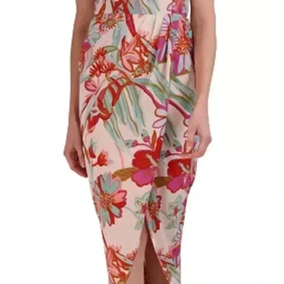 Julia Jordan flowy floral maxi sz 2 - Picture 6 of 6